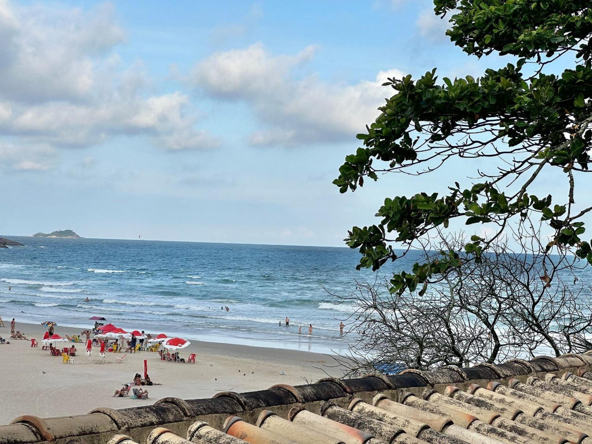 Pousada Casa Canoa - Pe Na Areia E Natureza Guarujá Exterior foto